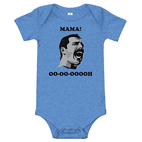 Image of Mama Ooh Bohemian Rhapsody Baby Bodysuit, Unique Baby Gift for Queen Fans