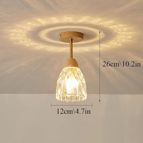 Lámpara de techo de madera ideal para comedor y crear ambientes cálidos 8