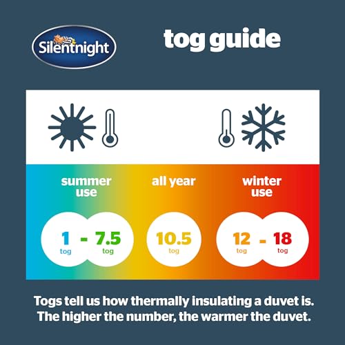 Silentnight Warm and Cosy Double Decker Super King Duvet Quilt - 18 Tog Winter Warm Cosy Thick Duvet Hypoallergenic and Machine Washable - Two Layers Retains Heat - Super King - Image 3