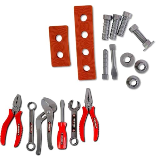 Kit Parafusadeira e Ferramentas Infantil - Oportunidade para desenvolver habilidades motoras e criat
