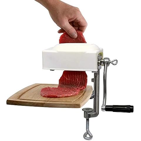 Killer's Instinct Outdoors Commercial Meat Tenderizer Cuber Heavy Duty Steak Flatten Tool Meat Tenderizer Tool Meat Grinder Attachment Clamp-on Meat Tenderizer Rolling Meat Tenderizer Cover