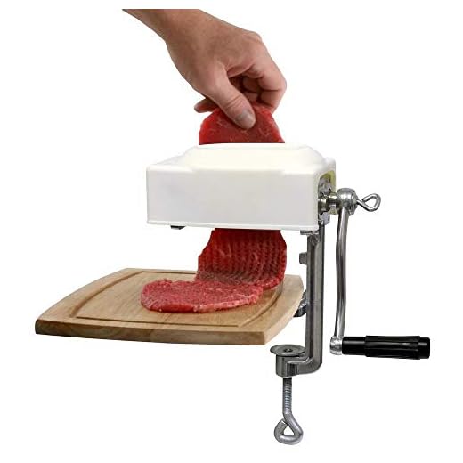 Commercial Meat Tenderizer Cuber Heavy Duty Steak Flatten Tool Meat Tenderizer Tool Meat Grinder Attachment Clamp-on Meat Tenderizer Rolling Meat Tenderizer