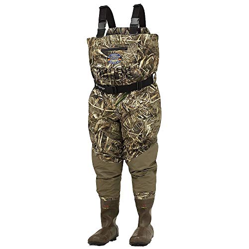 FROGG TOGGS Men's Grand Refuge 2.0 Regular Size Breathable & Insulated Chest Wader, Realtree Max5, 11