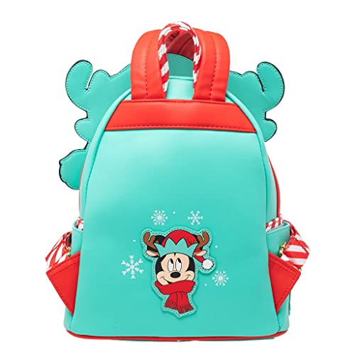 Loungefly Disney Light Up Mickey Mouse Reindeer Cosplay Backpack3