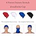 Leeven 4 Pieces Sleep Shower Cap men