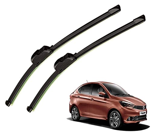 Image of Auto Hub Car Wiper Blades Compatibility With TATA Tigor - Set of 2 Pcs (D-22,P-16)
