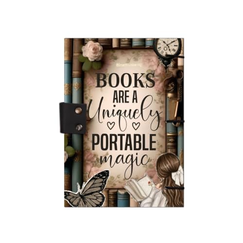 Image of Portable Magic Diary Notebook 7x5 Inch 160 Pages Unruled Journal for Writing