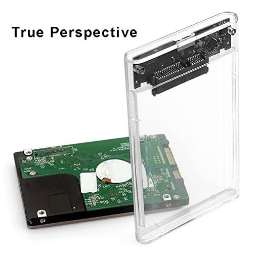 Caja externa transparente para disco duro 2.5" USB 3.0 miniatura 4