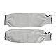 CYSFETENA 45 cm/17.71in Schutzhülle für Arme,Gray Hppe Material Schnittfeste Handschuhe,Schnittschutz Arm mit Daumenloch für Gartenarbeit Bauarbeiter Outdoor Aktivitäten Sportler