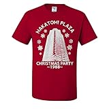 Nakatomi Plaza Christmas Party 1988 Ugly Shirt, Red, Large