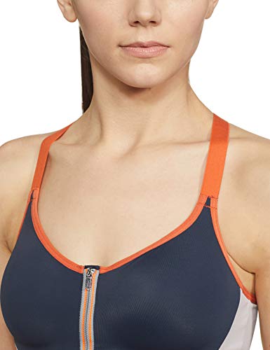 Image of Triumph Triaction Padded Wireless Extreme Bounce Control Sports Bra High Coverage Mesh Racerback Cardio Bra with Wide Straps for Running, Zumba, and High Impact Training Pack Of 1