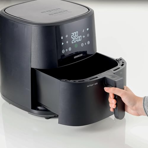 Image of KENWOOD Digital Air Fryer With Rapid Hot Air Circulation For Frying, Grilling, Broiling, Roasting, Baking And Toasting (9L)