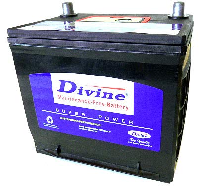 Amazon.co.jp: DIVINE 75D23L メンテナンスフリー バッテリー