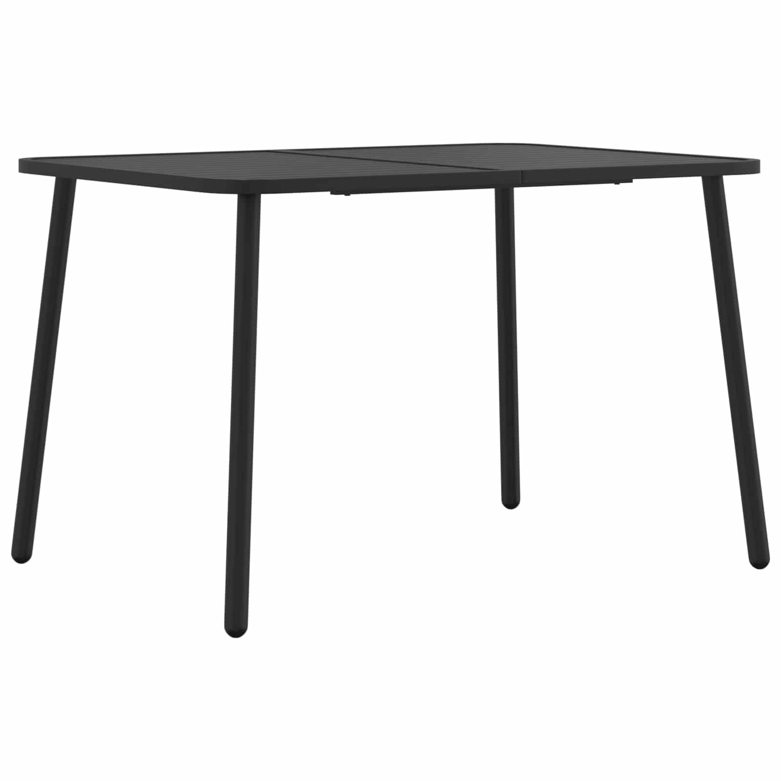 Genérico Conjunto de Comedor 5 uds. Antracita Acero,Mobiliario,Conjuntos de Muebles,110 x 80 x 72 cm-3422854
