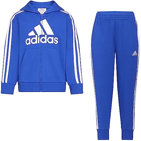 adidas Boy's Hooded Jacket and Joggers Set Cover