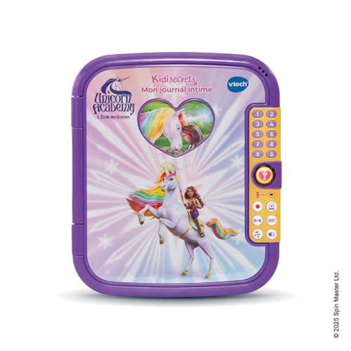 Journal intime électronique VTech Unicorn Academy carnet secret avec code enfant 5 ans - 2