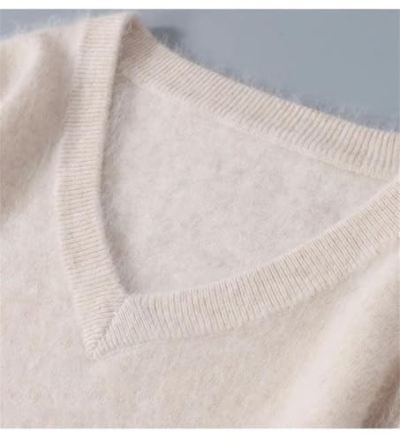 Men's Pullover Sweaters Long Sleeve V-Neck Slim Fit Casual Solid Knit Sweater Tops3