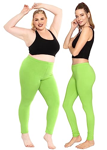 Image of STRETCH IS COMFORT Cotton Capri Leggings, Knee Length Pants, Plus Size | Soft pull-on comfort, lightweight summer feel, ankle option, casual layering, cotton leggings, black capris, under dresses