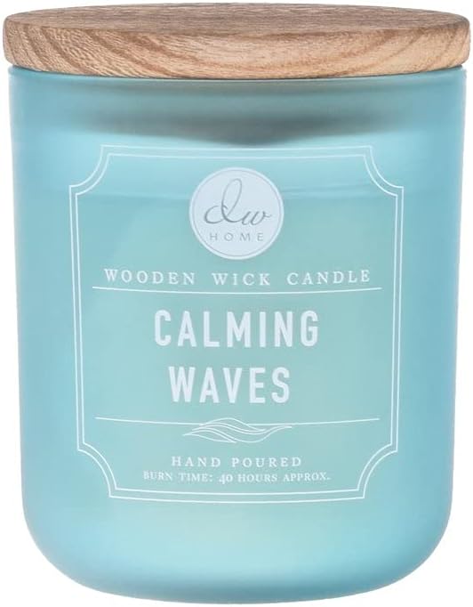 DW Home Calming Waves Richly Scented Candle Small Single Wick Hand Poured 4 Oz