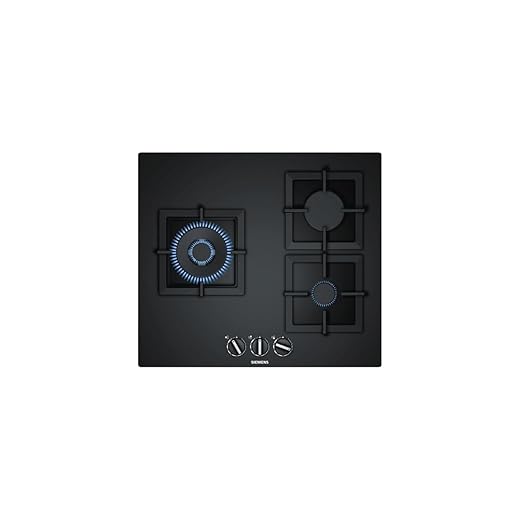 Siemens ET631BK17E iQ300 - Placa de cocina vitrocerámica, ancho 60 cm, 3 áreas de cocción con zona gigante, 5700 W, bisel delantero, Bisel frontal, negro