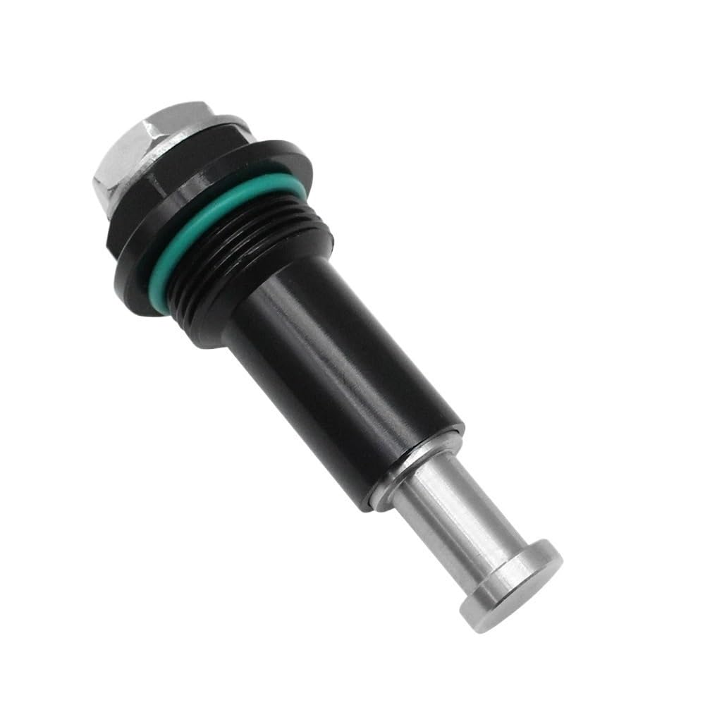 Regolatore tenditore catena di distribuzione manuale in alluminio for moto | Tendicatena manuale in alluminio ad alta precisione, guarnizione O-ring, fasatura stabile(Silver)