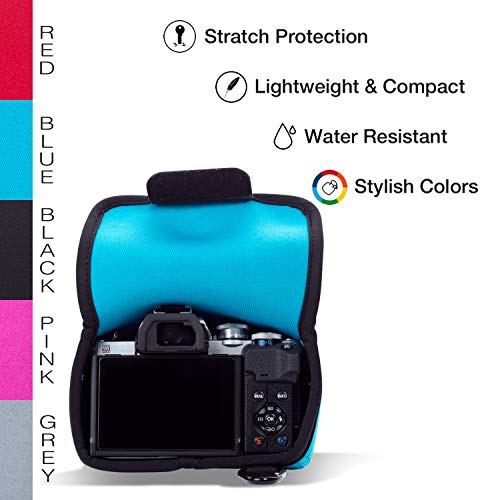 Funda para cámara MegaGear MG1937 Neopreno Ultra Ligera Azul miniatura 5