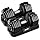 Keppi Adjustable Dumbbells Set-25lb/40lb/55lb/60lb, Anti-Slip Metal Fast Adjust Weight Handle, Exercise & Fitness for Full Bo