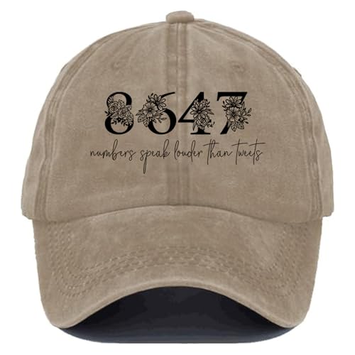 8647 Speak Louder Than Tweets Protest Baseball Cap