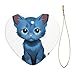 Christmas tree Ceramic hanging Love Pendant YYHWHJDE Smurf Kitten Prints Designed specifically for holiday 3.12x3.12in
