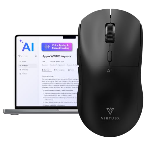 Virtusx Jethro AI Mouse with Voice Typing