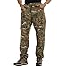 Work Cargo Trousers for Men Lightweight Rip-Stop Combat Pants Elasticated Waist Military Tactical Airsoft Clothing with Multi-Pocket for Outdoor Hiking Trousers