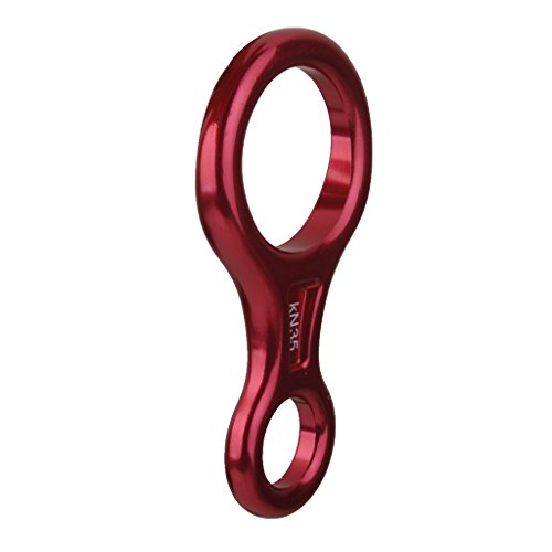 YIJU Figura 8 Dispositivo de Segurança para Escalada em árvore de Rocha E Rapel com Mosquetão de Tra