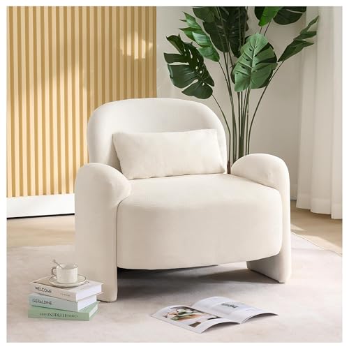 Sillón Lounge Moderno Plegable Beige miniatura 1