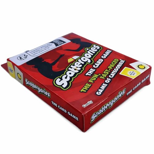 Image of Classic Card Game - 112 Colorful Cards | Fun Family & Party Game | 2-10 Players | Easy to Learn | Ages 7+ | Fast-Paced Colour & Number Matching Game for Kids & Adults (Scattergories)
