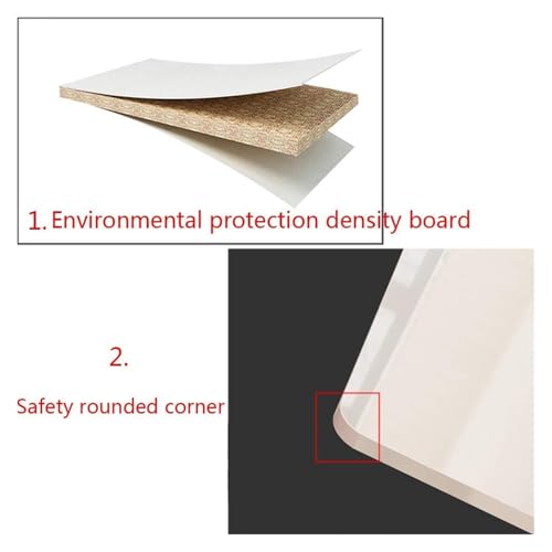 Table pliante réglable et rabattable pour un espace de travail modulable