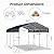 10x15ft Heavy Duty Metal Carport – Outdoor Galvanized Garage, Sturdy Structure, All-Weather Protection, Easy Assembly for Cars, Trucks, Boats, Tractors, and Outdoor Storage (Grey, 10x15FT)