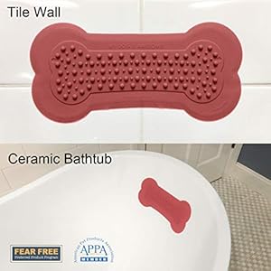   Lick-Lick-Pad-Dog-Accessories-Pet-Shower-Attachment-Dog-Peanut-Butter-Lick-Pad-Dog-Bathing-Station-Dog-Bathing-Supplies-Veterinarian-Used-Suction-to-Wall-Large