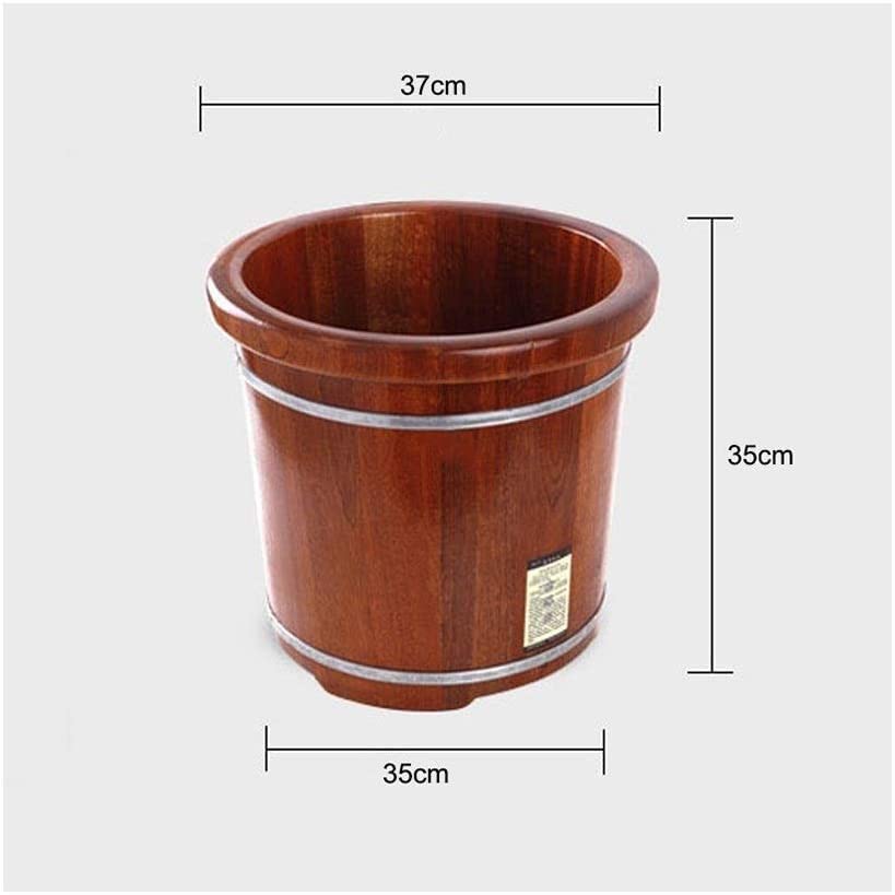Relax Pedicure Foot Bath, Spa de pies y piernas para adultos, masajeador de pies para hogar, cubo sauna de madera para baños domésticos miniatura 2