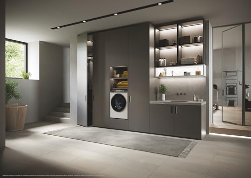 Haier I-Pro Serie 7 Plus, Lavatrice a carica frontale 8 KG, Libera Installazione, Classe A-25%, 1400 giri, Opzione Vapore, 14 programmi, App hOn, Smart Dosing, AxLxP 85x60x53 cm, Bianca - HW80-B14979T - Immagine 5