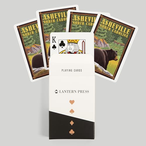 Baraja de cartas Poker 52 piezas Black Bear Asheville miniatura 6
