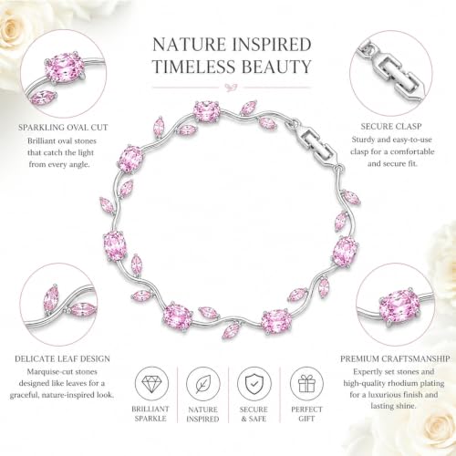 Image of Aurie Tulip Bracelet for Women & Girls | Anti Tarnish Stainless Steel Floral Bracelet |Party and Daily Wear Jewellery