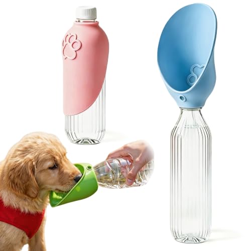 Image of Portable Silicone Dog Water Bottle Adapter for Outdoor Travel