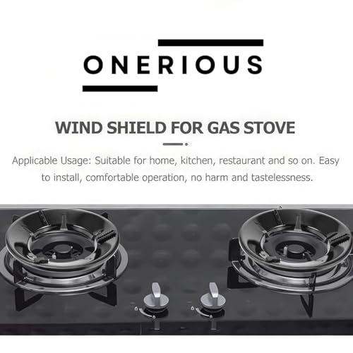 Image of Hornbills Gas Saver Stand, Durable Gas Stand Supported by 4 Legs, Fire and Windproof Energy Saver, Gas Burner Cover Suitable for All Gas Stove, High Temp Resistant (Pack of 2)