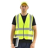 ✔ 【CERTIFICACIONES】 CERTIFICACIONES: El material reflectante de primera calidad en total conformidad con las normas EN20471 Clase 2.
