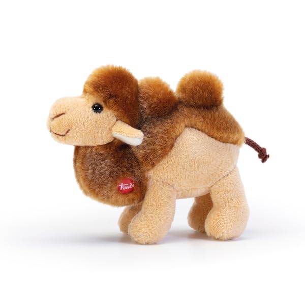 Trudi SW Col Chameau Jamil Chameau en Peluche Petit Cadeau Noël crèche | 7 x 8 x 10,5 cm Taille XXS | Sweet Collection | modèle 55476