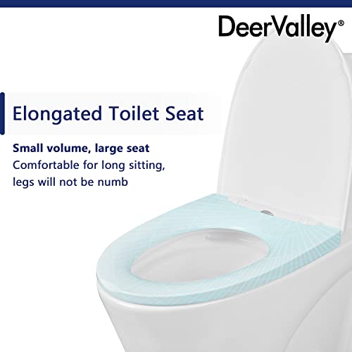 Deer Valley DV-1F52102 Deervalley Elongated One Piece Toilet With Comfortable Chair Seat Height 17" thumb #4