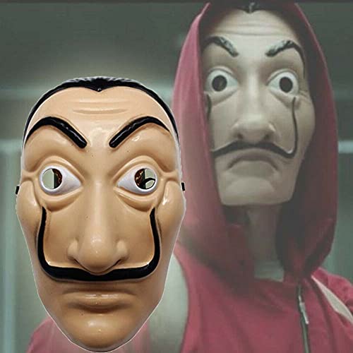 GOODS+GADGETS V As For Vendetta Mask - Guy Fawkes Mask - Halloween Carnival Anonymous (Salvador Dali) - Image 3