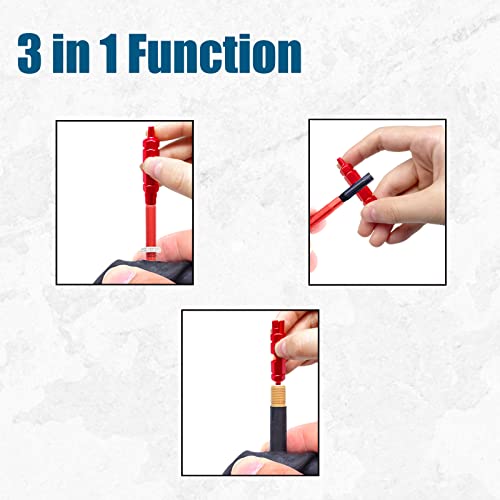 image for ZUFECY Bike Valve Core Repair Tool for Schrader Presta, Valve Core Rem