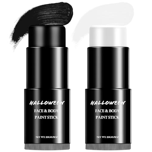 Maquilhagem Halloween branco preto crianças adulto pintura profissional - pinturas rosto facial Halloween olhos, rosto facial maquilhagem rosto facial maquilhagem rosto zombie carnaval corporal festa