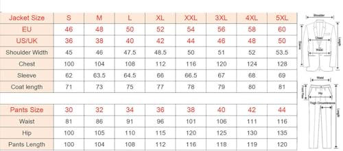 Men's Slim Fit 2 Piece One Button Blazer Jacket Wedding Prom Tuxedo Pants Suits4